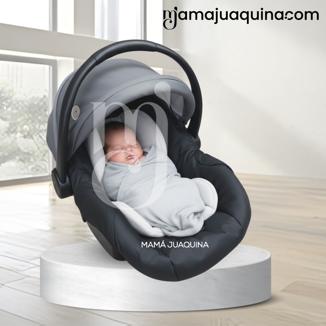 COCHE CUNA TRAVEL SYSTEM «SWEET GARDIAN» CON PORTA BEBÉ GRAY - 6