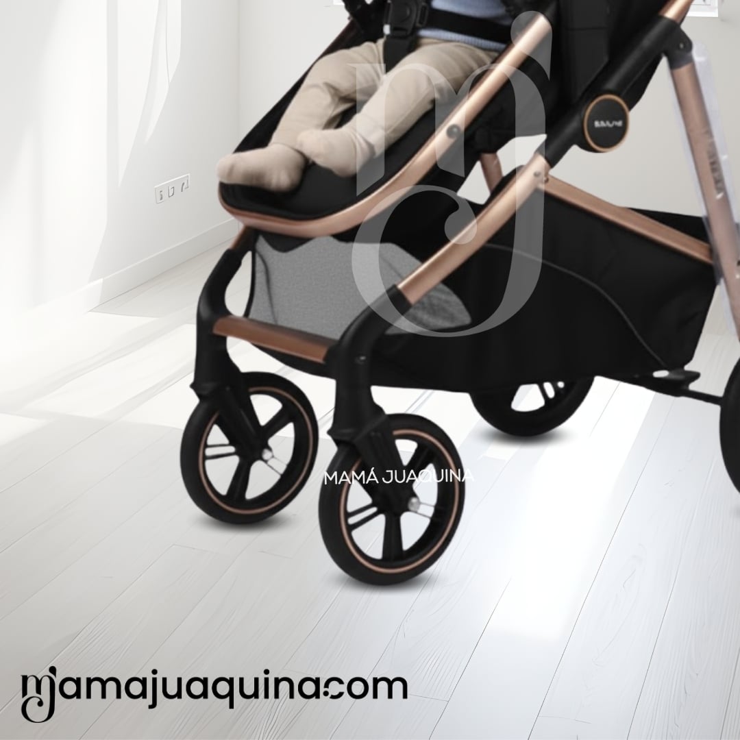 COCHE MOISÉS TRAVEL SYSTEM «MUNICH GOLD» DE LUJO COFFEE - 5