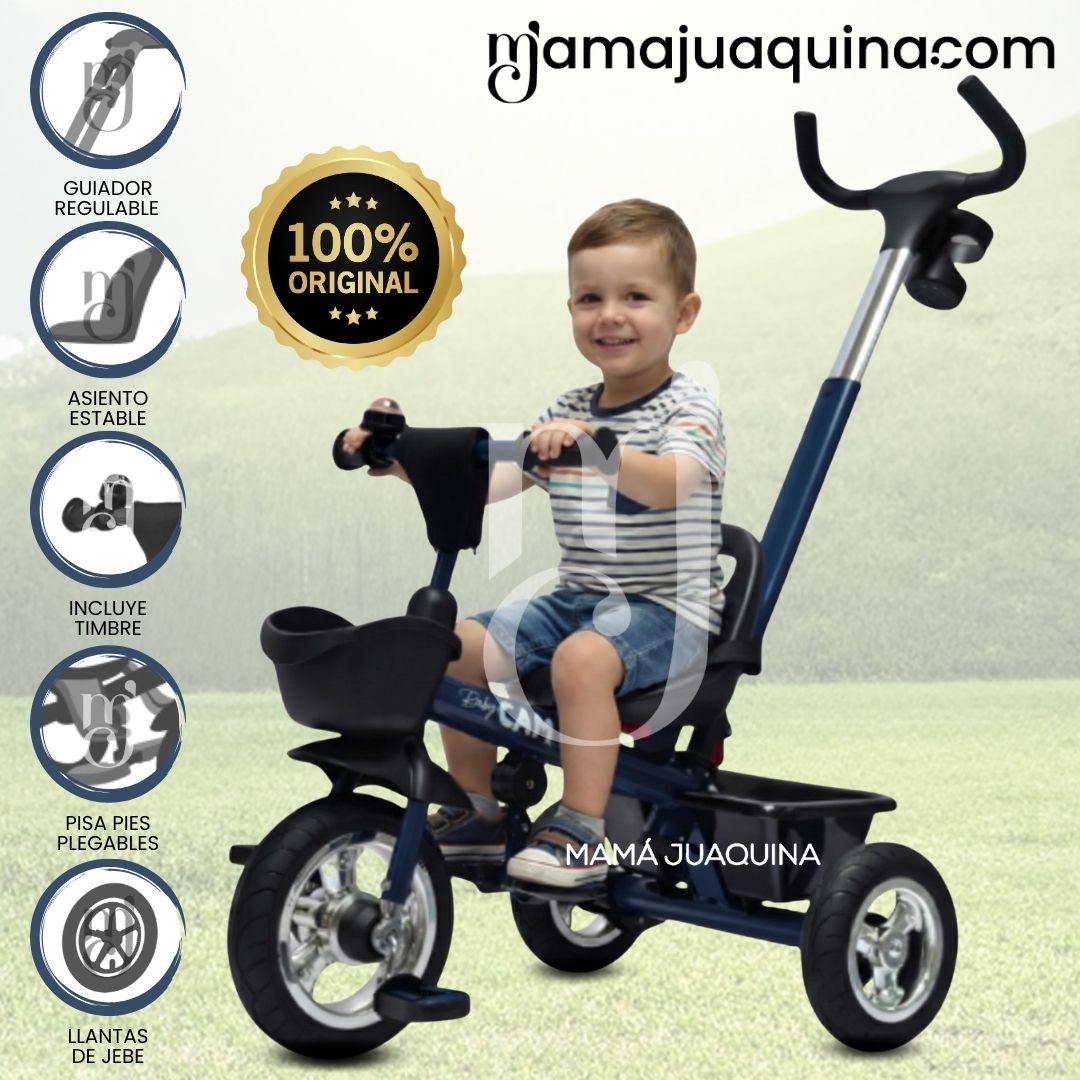 TRICICLO GUIADOR 2 EN 1  «BOOTH» EDICIÓN LIMITADA BLUE - 1