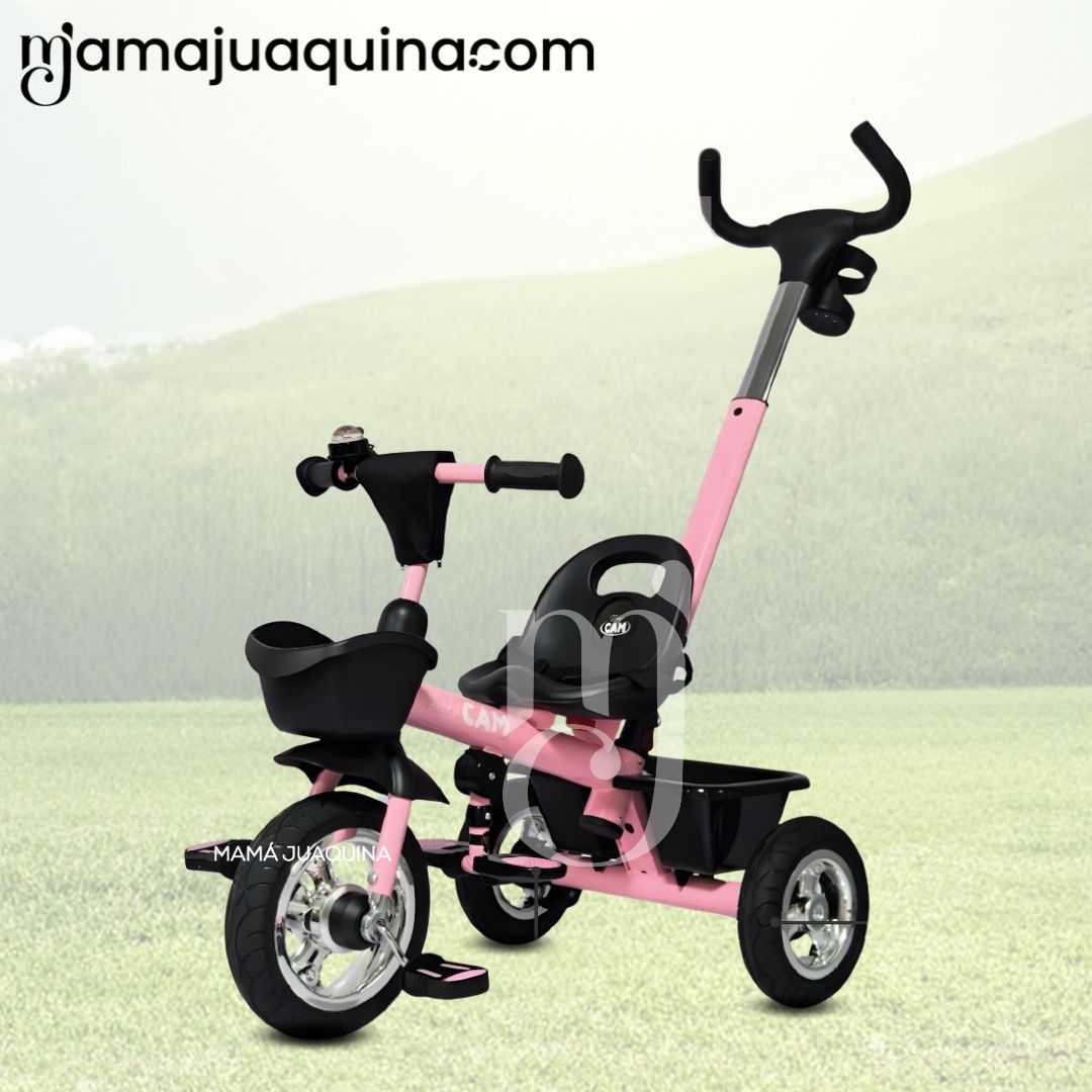 TRICICLO GUIADOR 2 EN 1 «BOOTH» EDICIÓN LIMITADA LIGHT PINK - 2