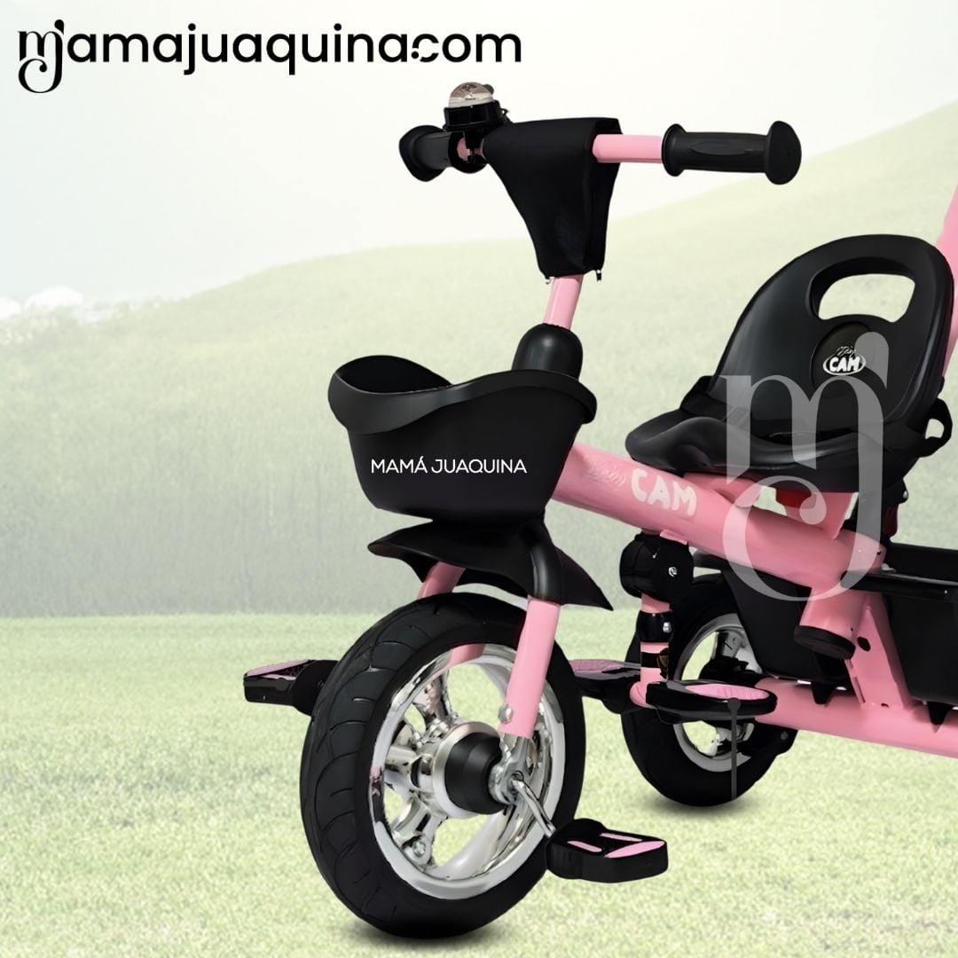 TRICICLO GUIADOR 2 EN 1 «BOOTH» EDICIÓN LIMITADA LIGHT PINK - 3