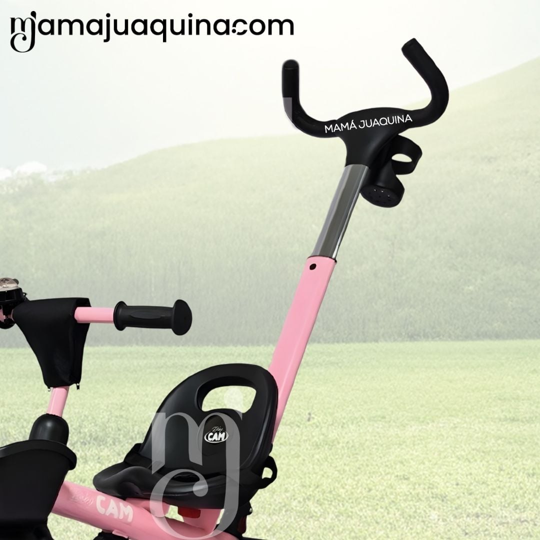 TRICICLO GUIADOR 2 EN 1 «BOOTH» EDICIÓN LIMITADA LIGHT PINK - 4