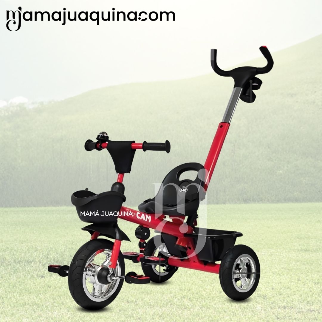 TRICICLO GUIADOR 2 EN 1 «BOOTH» EDICIÓN LIMITADA RED - 2