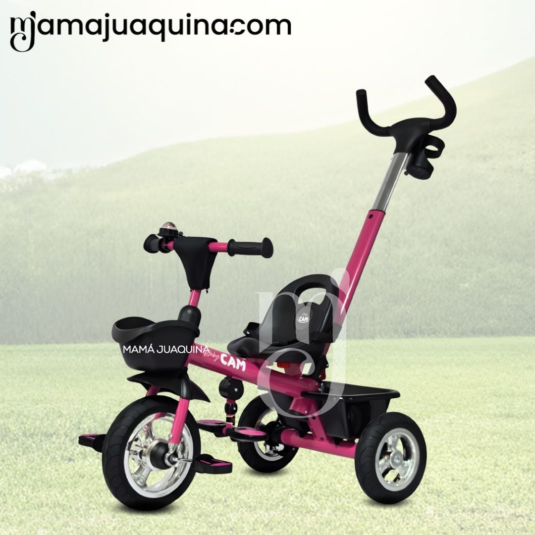 TRICICLO GUIADOR 2 EN 1  «BOOTH» EDICIÓN LIMITADA DARK PINK - 2