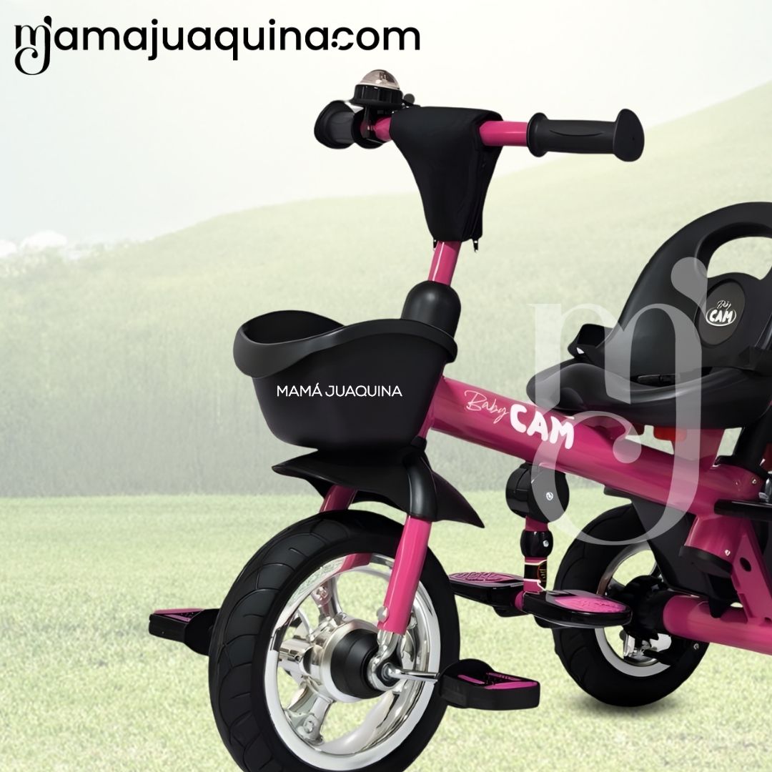 TRICICLO GUIADOR 2 EN 1 «BOOTH» EDICIÓN LIMITADA DARK PINK - 5