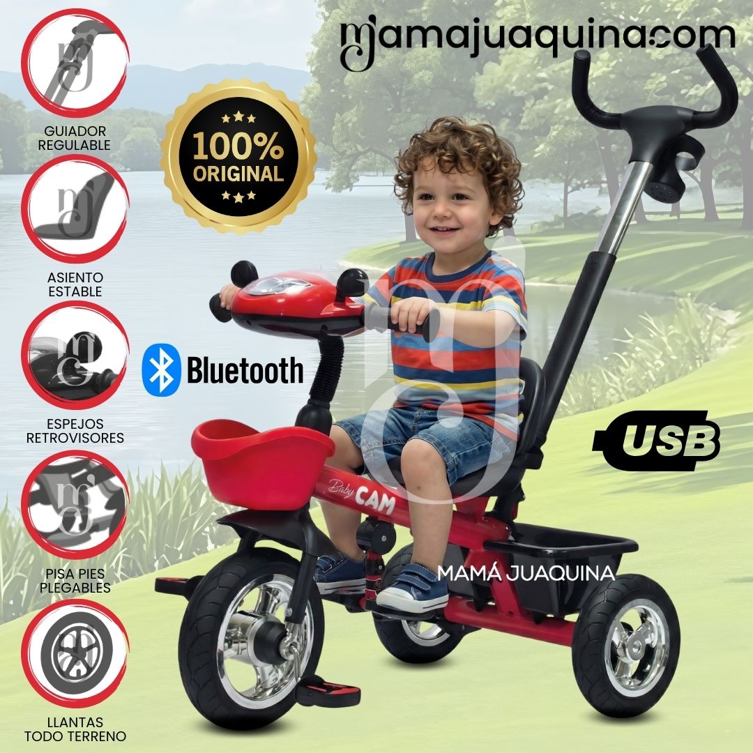 TRICICLO GUIADOR TODO TERRENO «SAIBOT» EDICIÓN LIMITADA RED - 1