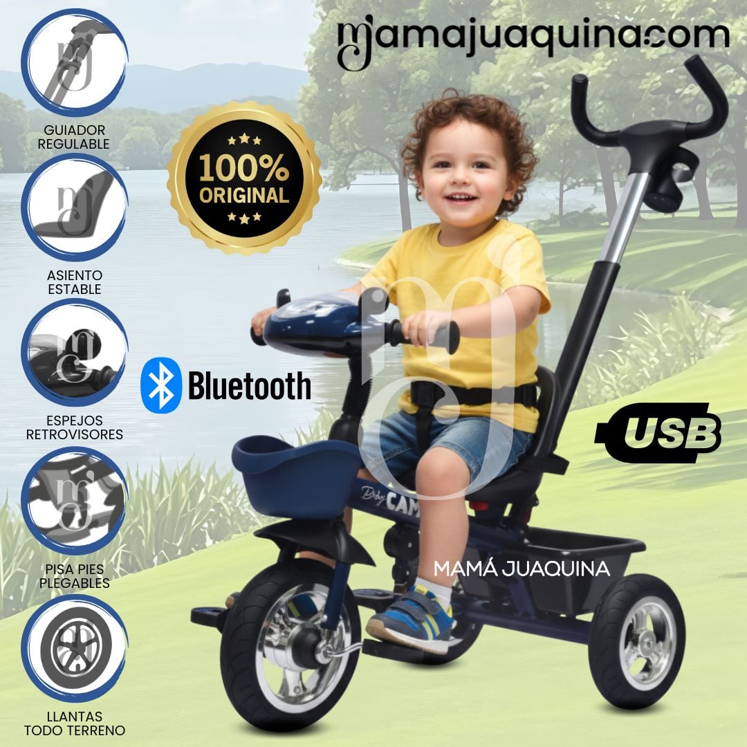 TRICICLO GUIADOR TODO TERRENO «SAIBOT» EDICIÓN LIMITADA BLUE - 1