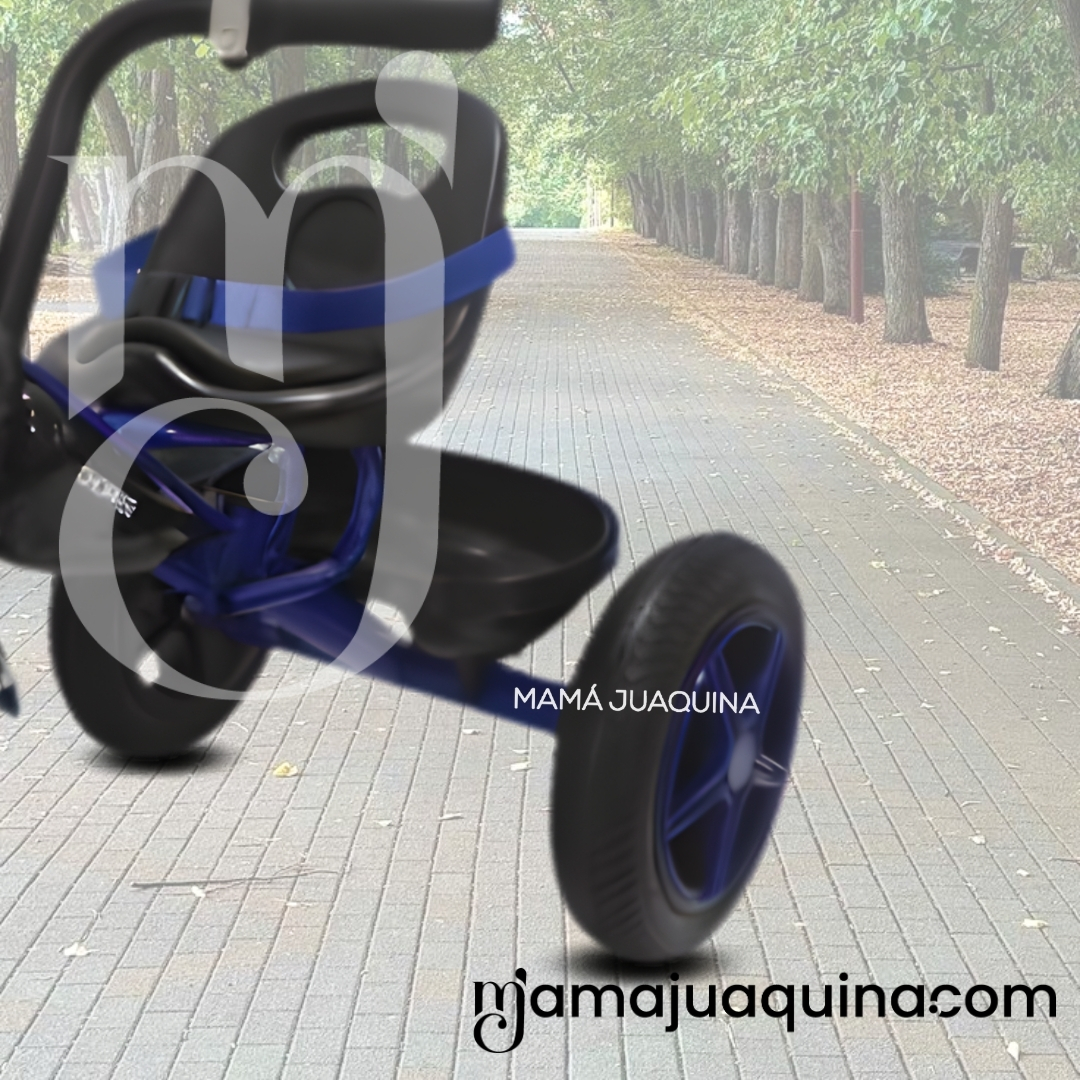 TRICICLO CHAVITO MUSICAL «CHOPPEER» CON BLUETOOTH BLUE - 4