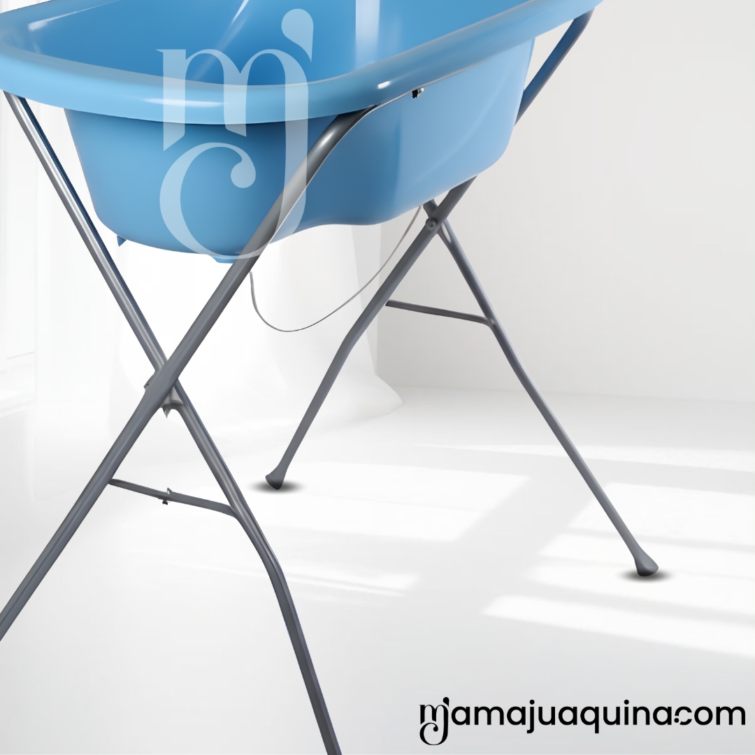 BAÑERA PLEGABLE CON RACK MULTIUSO «TALI» LIGHT BLUE - 5