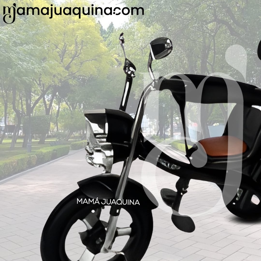 TRICICLO CHAVITO CON GUIADOR «YARLEY» MUSICAL BLACK - 2