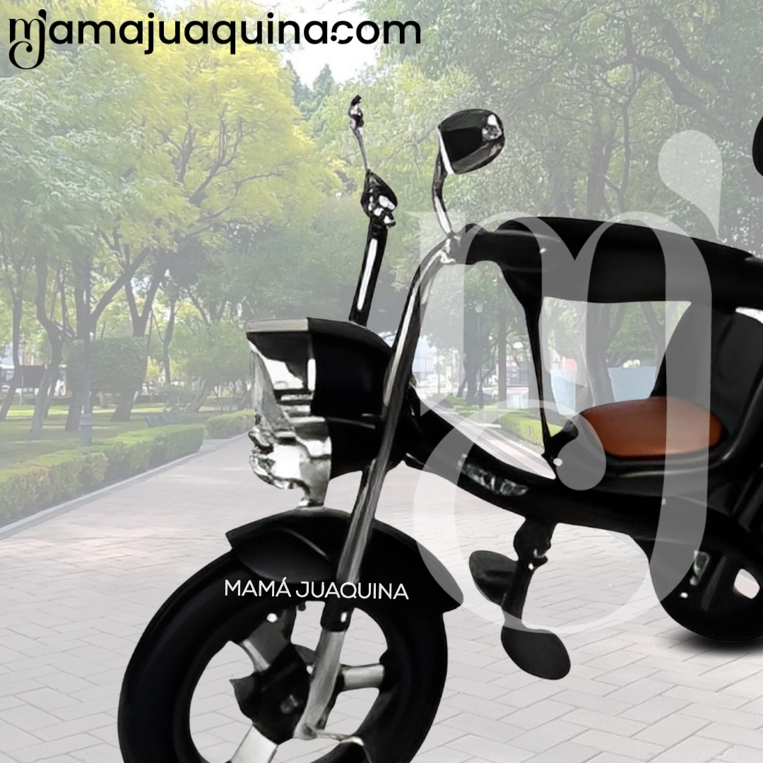 TRICICLO CHAVITO CON GUIADOR «YARLEY» MUSICAL BLACK - 3