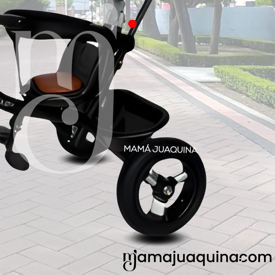 TRICICLO CHAVITO CON GUIADOR «YARLEY» MUSICAL BLACK - 4