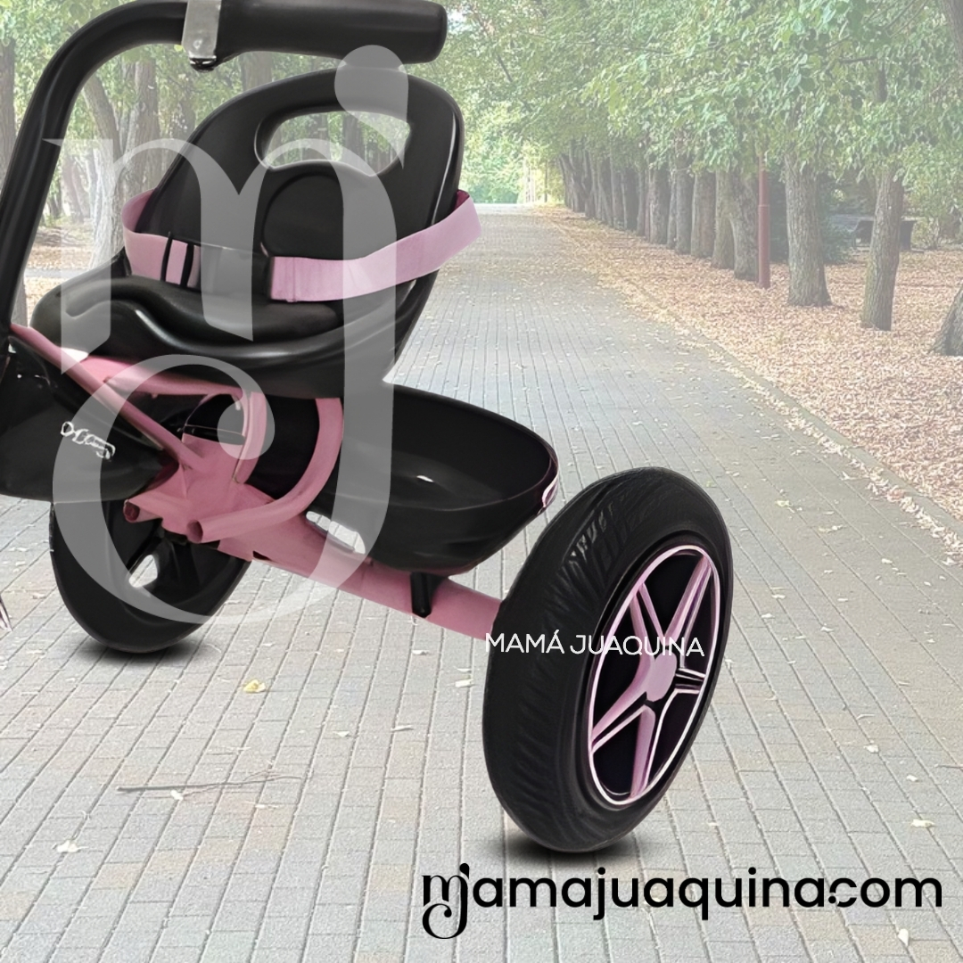 TRICICLO CHAVITO MUSICAL «CHOPPEER» CON BLUETOOTH LIGHT PINK - 4