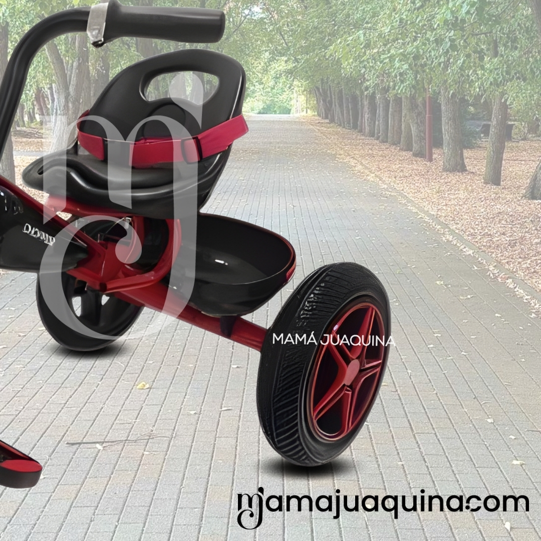 TRICICLO CHAVITO MUSICAL «CHOPPEER» CON BLUETOOTH RED - 4