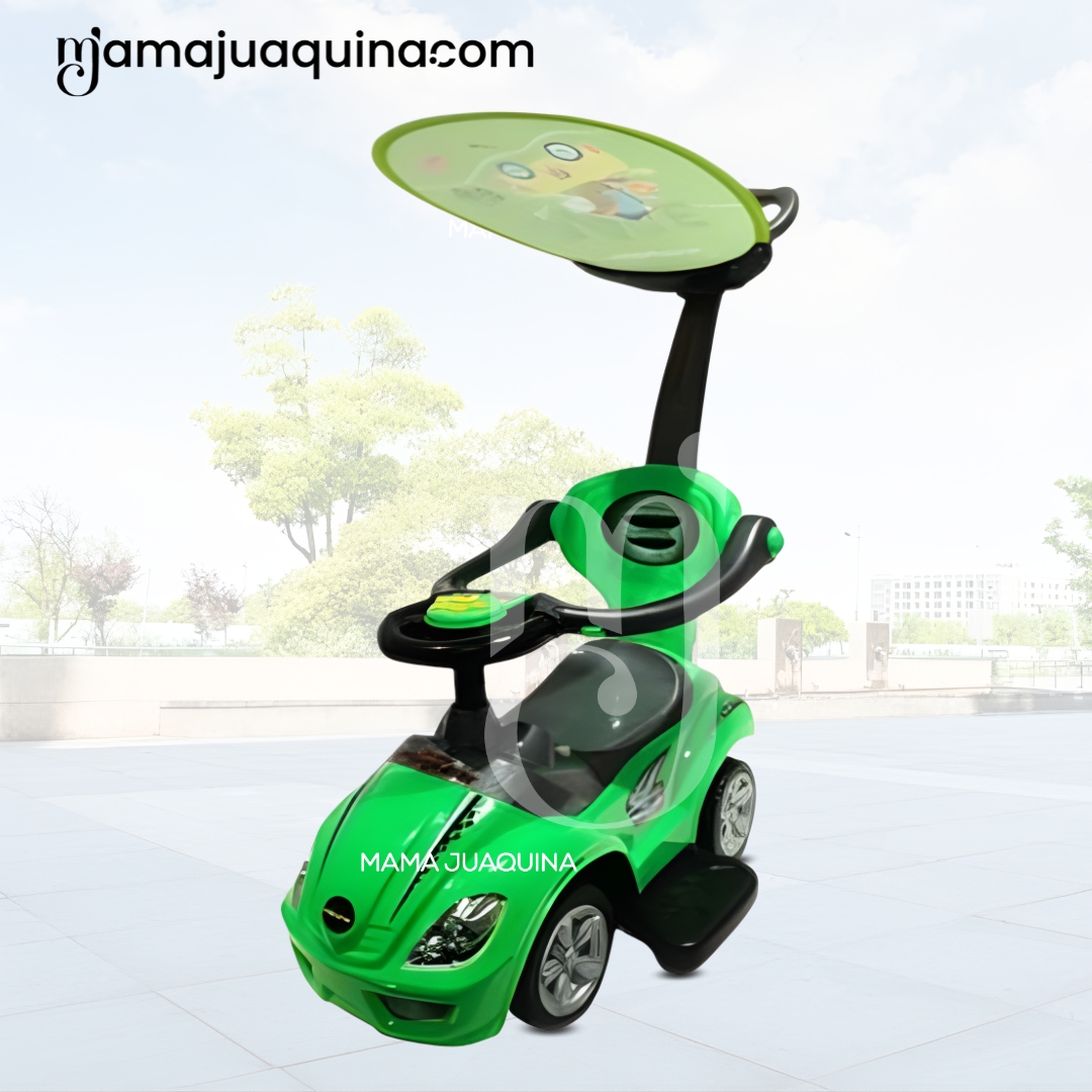 CORREPASILLO EMPUJADOR BUGGY «MEGACAR» PARA NIÑOS GREEN - 3