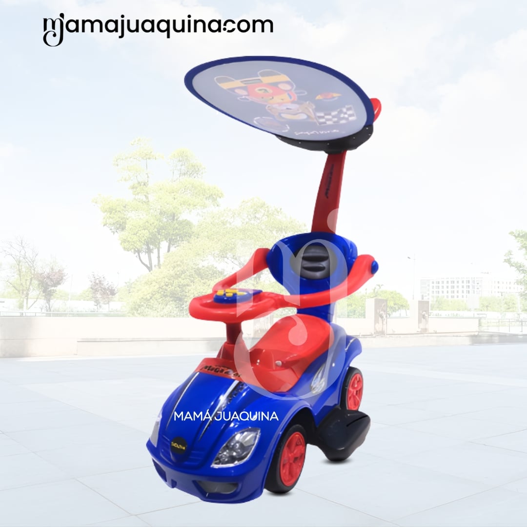 CORREPASILLO EMPUJADOR BUGGY «MEGACAR» PARA NIÑOS BLUE - 2