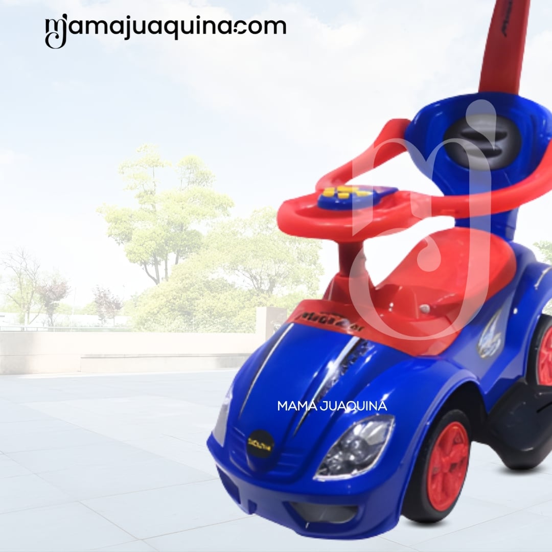 CORREPASILLO EMPUJADOR BUGGY «MEGACAR» PARA NIÑOS BLUE - 3