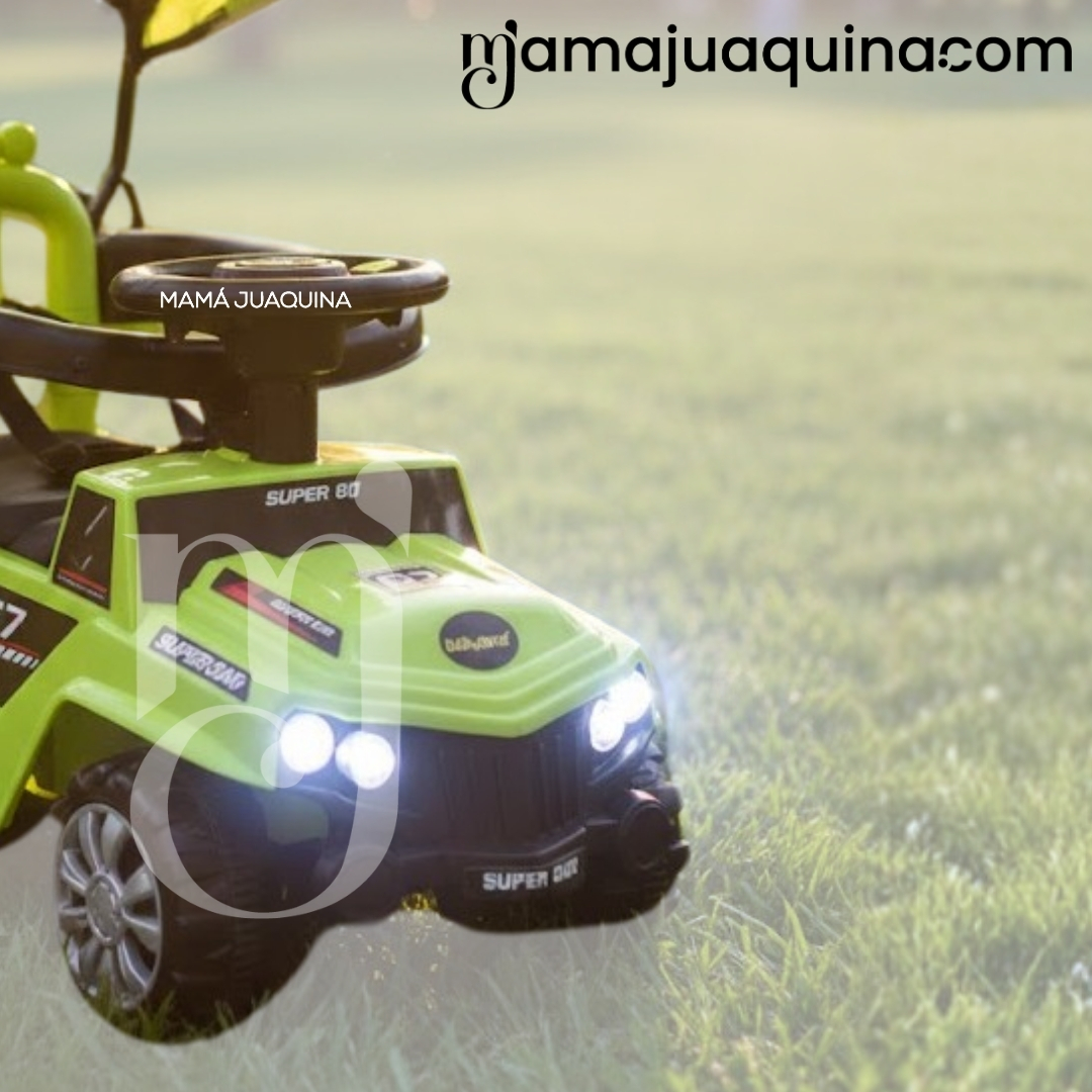 CORREPASILLO GUIADOR «MINI JEEP» PARA NIÑOS GREEN - 5