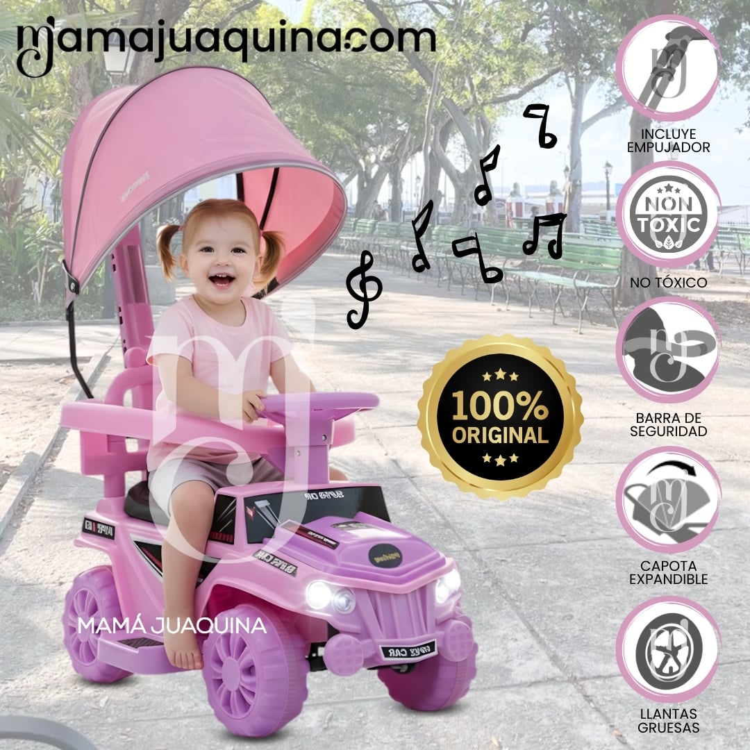 CORREPASILLO GUIADOR «MINI JEEP» PARA NIÑOS PURPLE - 1