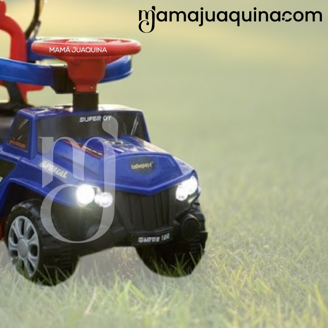 CORREPASILLO GUIADOR «MINI JEEP» PARA NIÑOS BLUE - 4