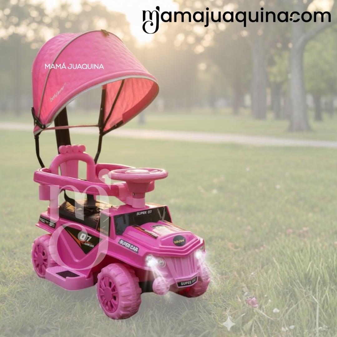 CORREPASILLO GUIADOR «MINI JEEP» PARA NIÑOS PINK - 2