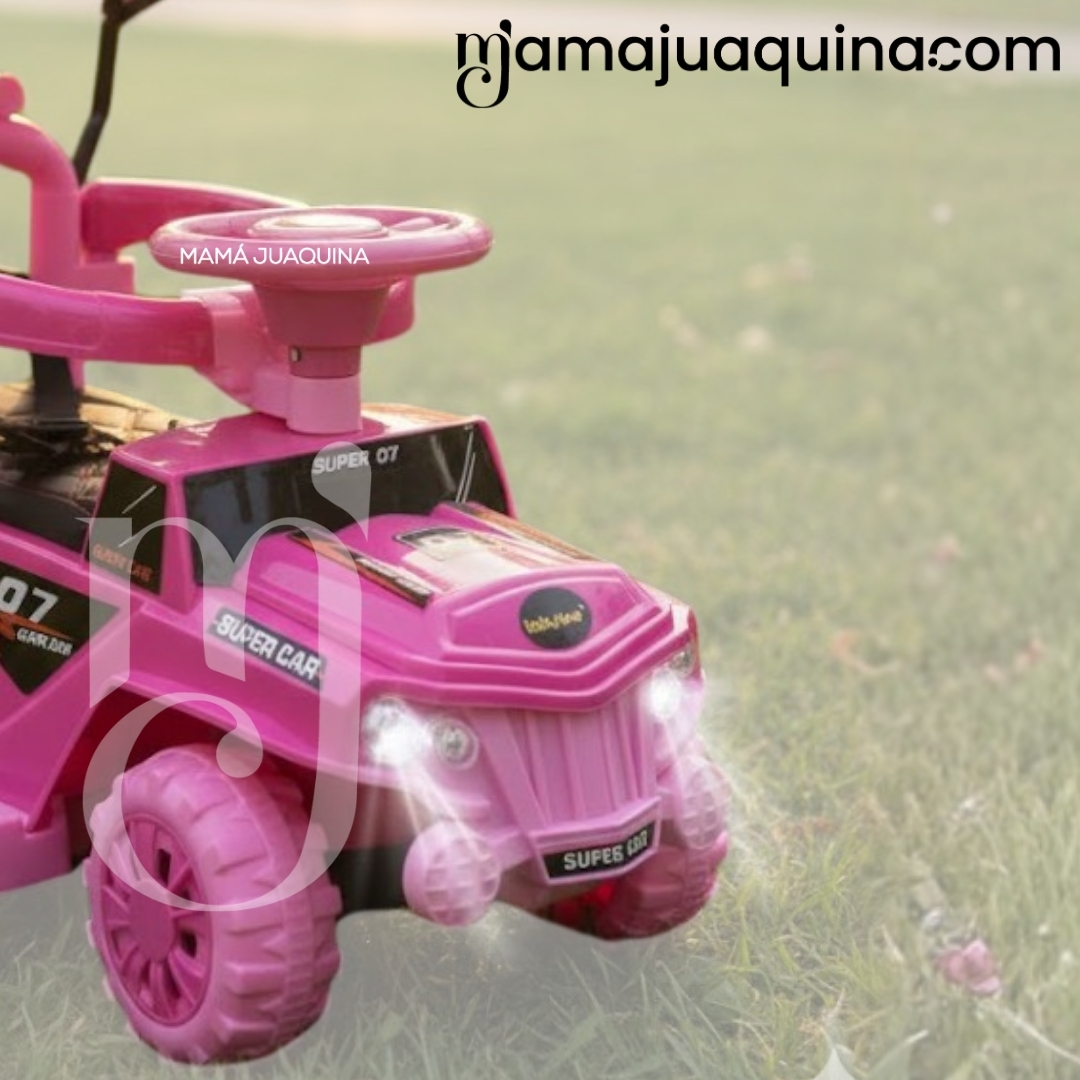 CORREPASILLO GUIADOR «MINI JEEP» PARA NIÑOS PINK - 4