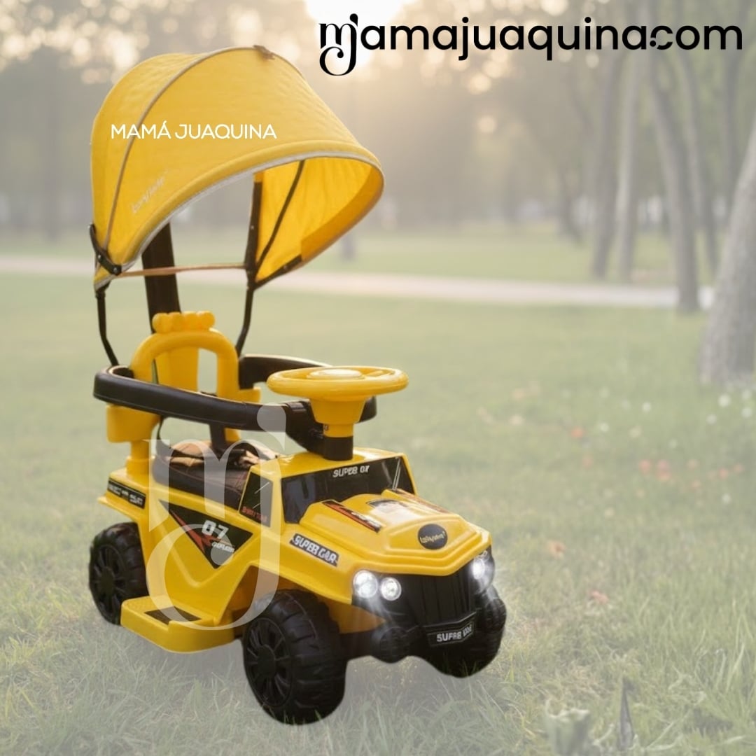CORREPASILLO GUIADOR «MINI JEEP» PARA NIÑOS YELLOW - 2