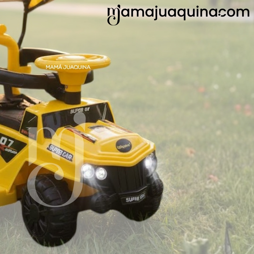 CORREPASILLO GUIADOR «MINI JEEP» PARA NIÑOS YELLOW - 5