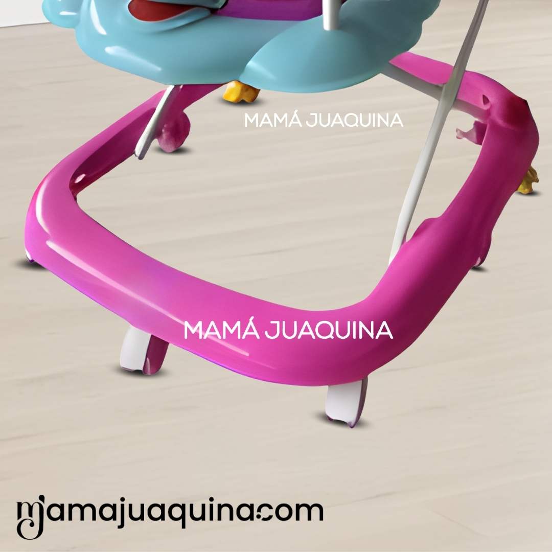 ANDADOR CON TABLERO MUSICAL «UGLY DUCKY» PINK Y BLUE - 5