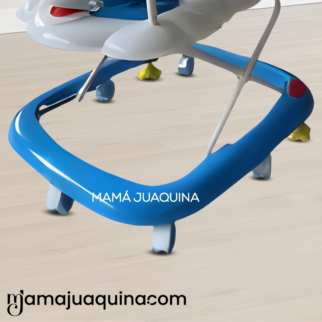 ANDADOR CON TABLERO MUSICAL «UGLY DUCKY» BLUE Y GREY - 5