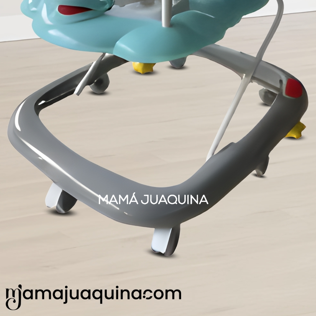 ANDADOR CON TABLERO MUSICAL «UGLY DUCKY» SKY BLUE Y GREY - 5