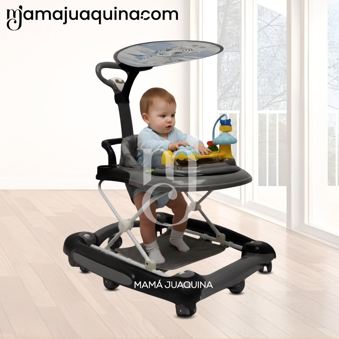ANDADOR CON TABLERO MUSICAL «FIRST WALK II» BLACK - 5