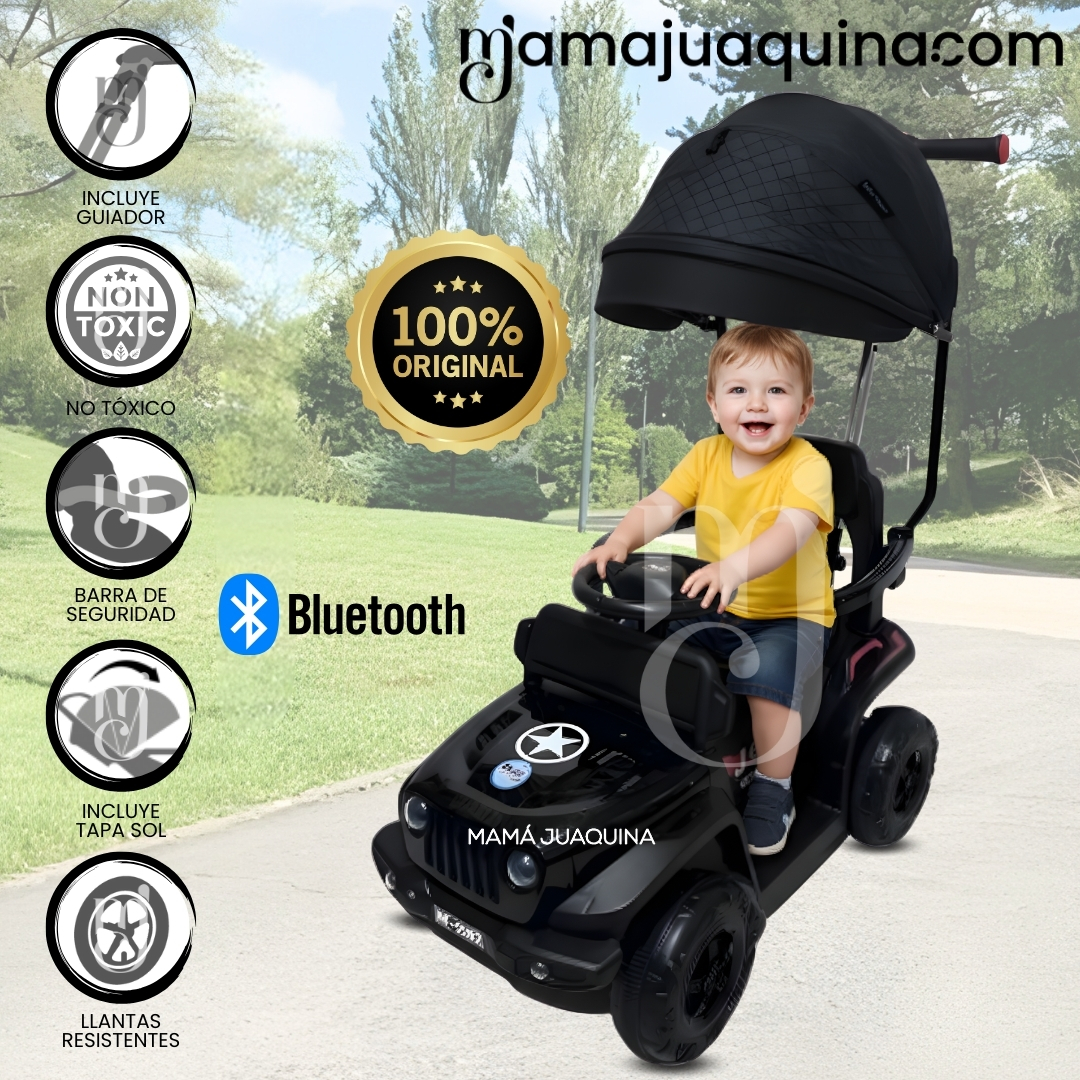 CORREPASILLO GUIADOR «EXPLORER JEEP» PARA NIÑOS BLACK - 1