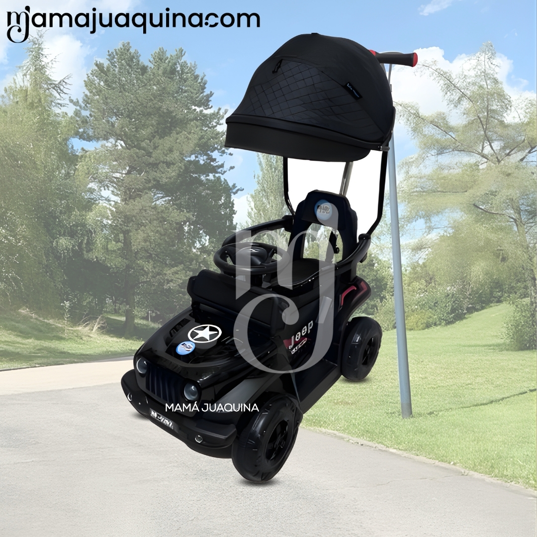 CORREPASILLO GUIADOR «EXPLORER JEEP» PARA NIÑOS BLACK - 2
