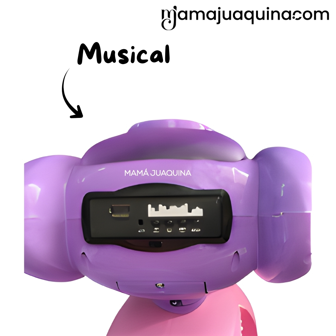 TRIMOTO A PEDAL PARA NIÑOS «SERVANN II» CON BLUETOOTH PURPLE - 5