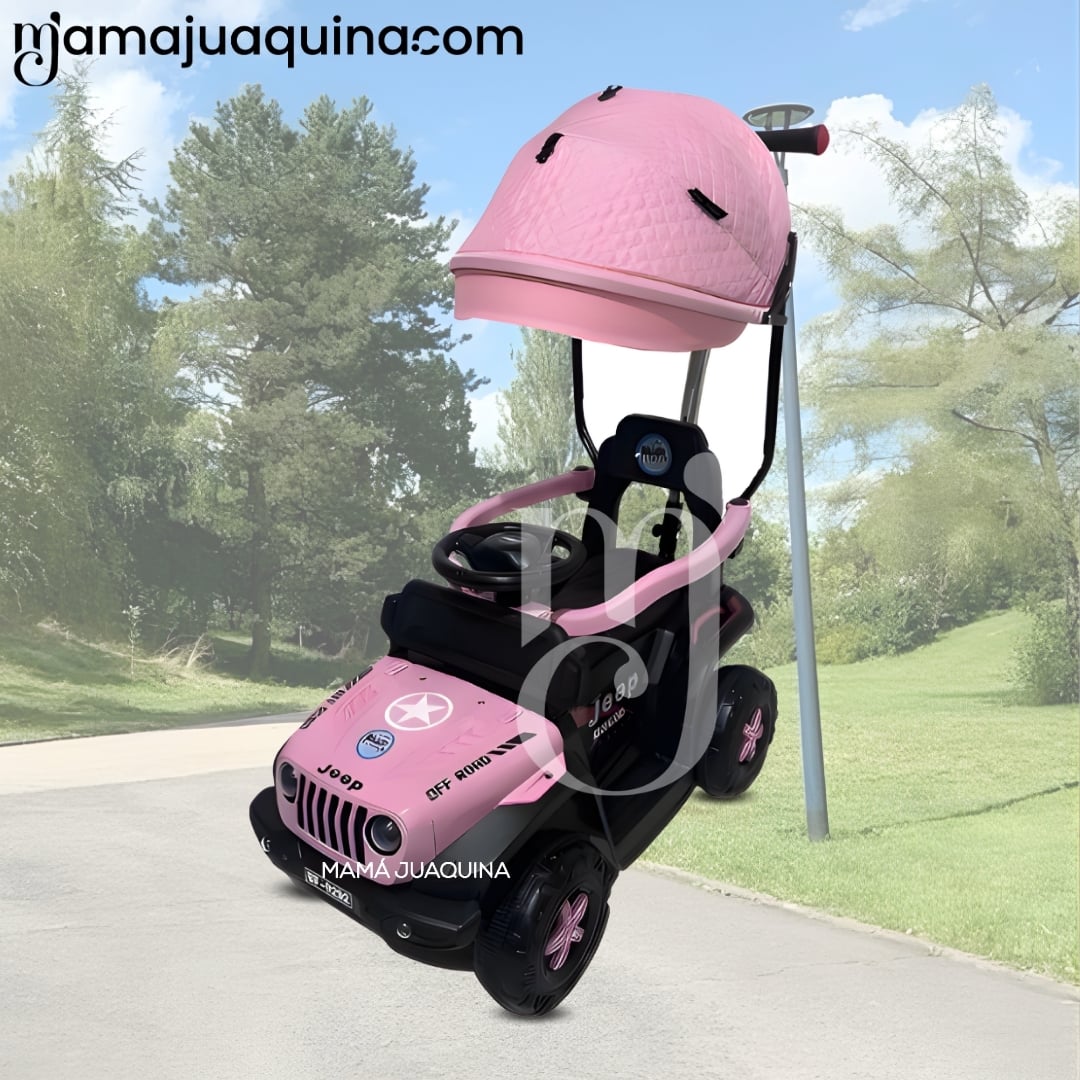CORREPASILLO GUIADOR «EXPLORER JEEP» PARA NIÑOS PINK - 2
