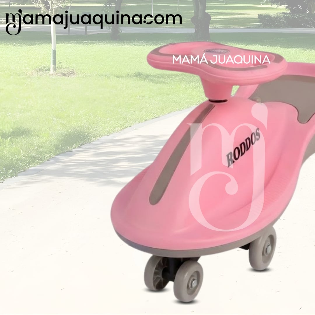 CORREPASILLO TWIST CAR «RODDOS» PINK Y GREY - 2
