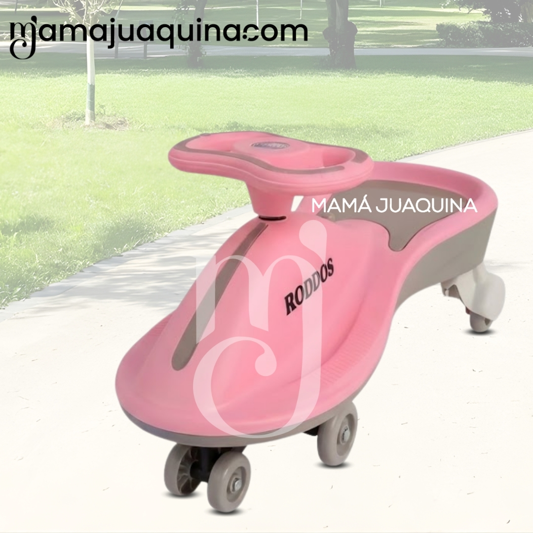 CORREPASILLO TWIST CAR «RODDOS» PINK Y GREY - 4