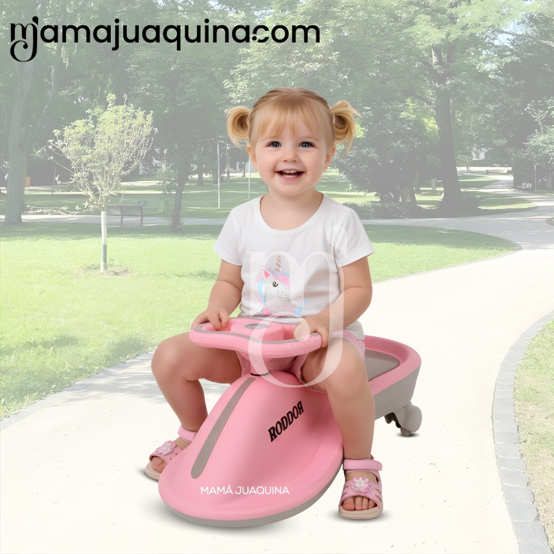 CORREPASILLO TWIST CAR «RODDOS» PINK Y GREY - 5