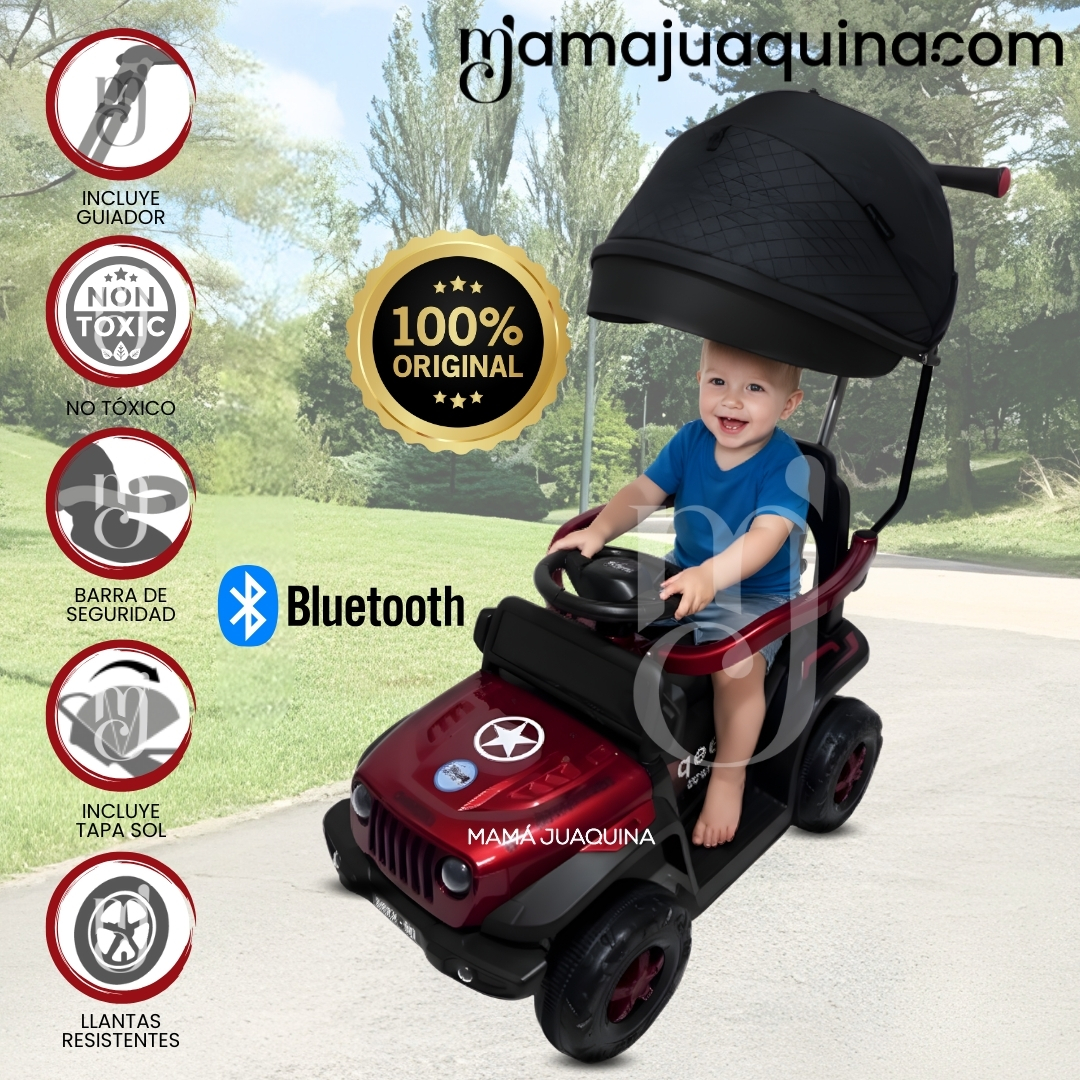 CORREPASILLO GUIADOR «EXPLORER JEEP» PARA NIÑOS RED - 1