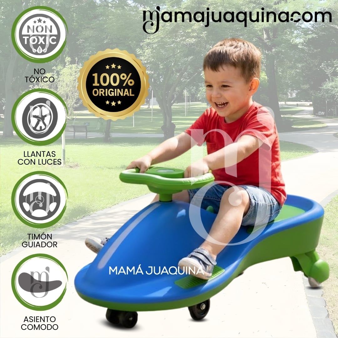 CORREPASILLO TWIST CAR «RODDOS» BLUE Y GREEN - 1
