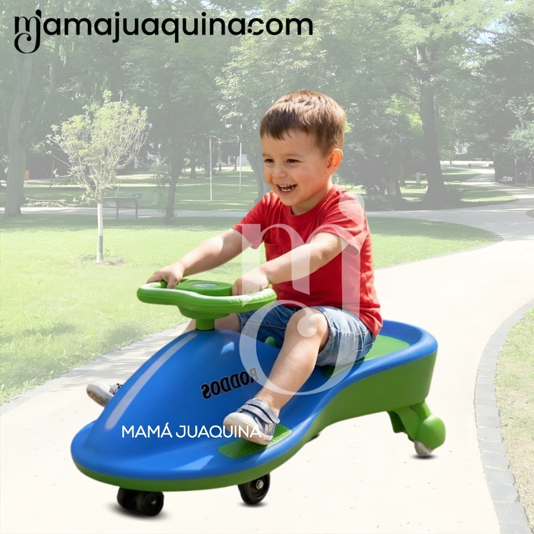 CORREPASILLO TWIST CAR «RODDOS» BLUE Y GREEN - 5