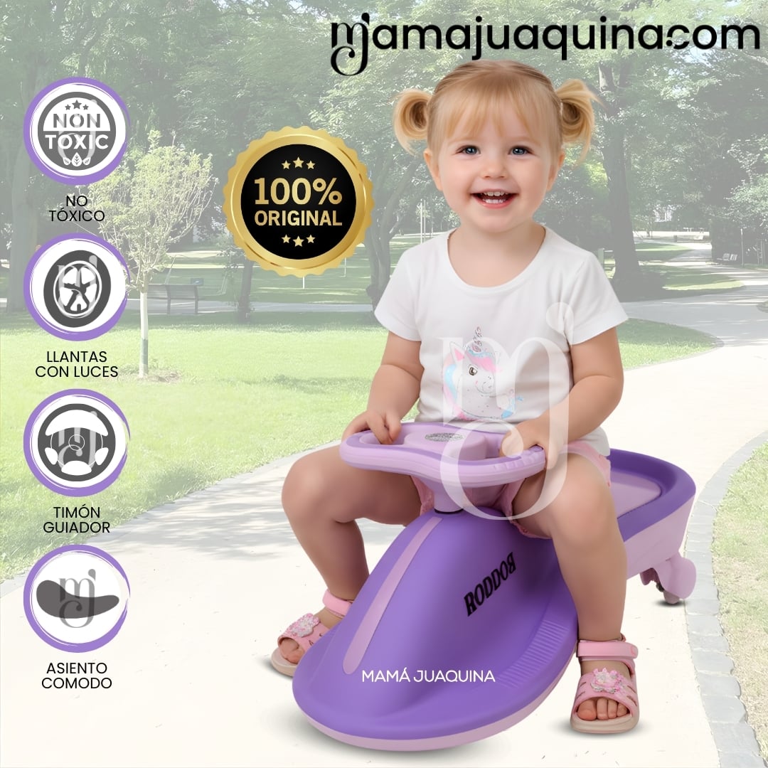 CORREPASILLO TWIST CAR «RODDOS» PURPLE Y PINK - 1