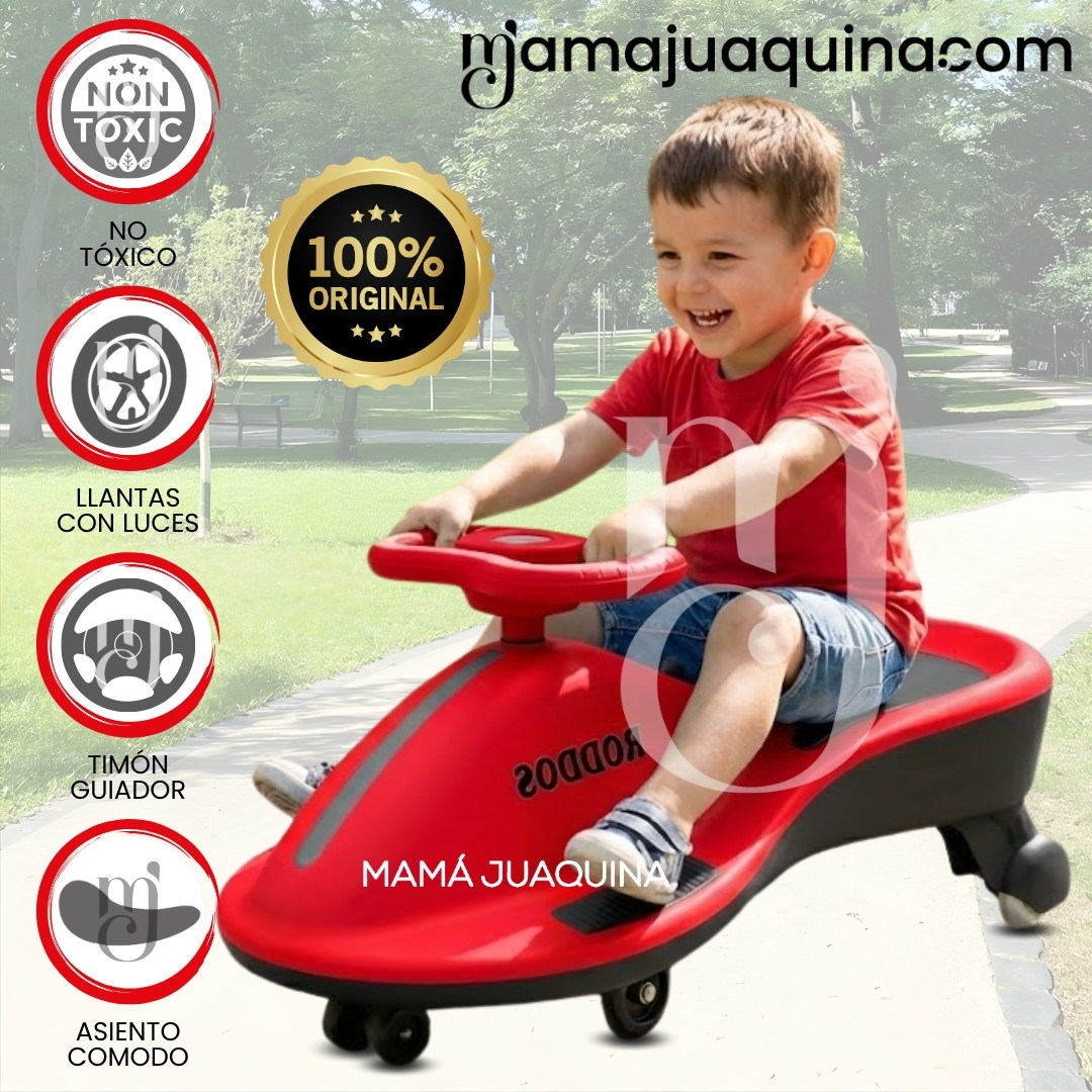 CORREPASILLO TWIST CAR «RODDOS» RED Y BLACK - 1