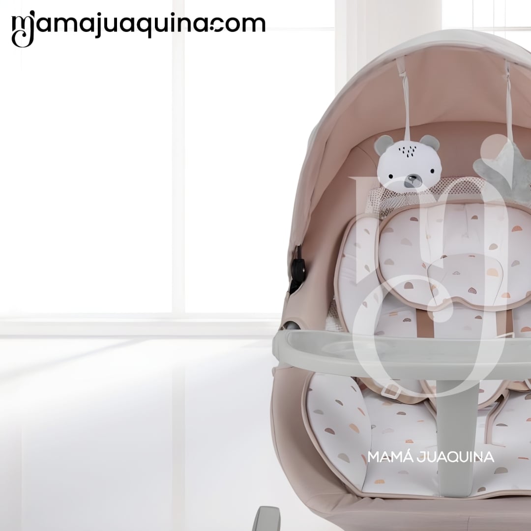 SILLA MECEDORA DIDÁCTICA «STAR II» CON BLUETOOTH BEIGE - 3