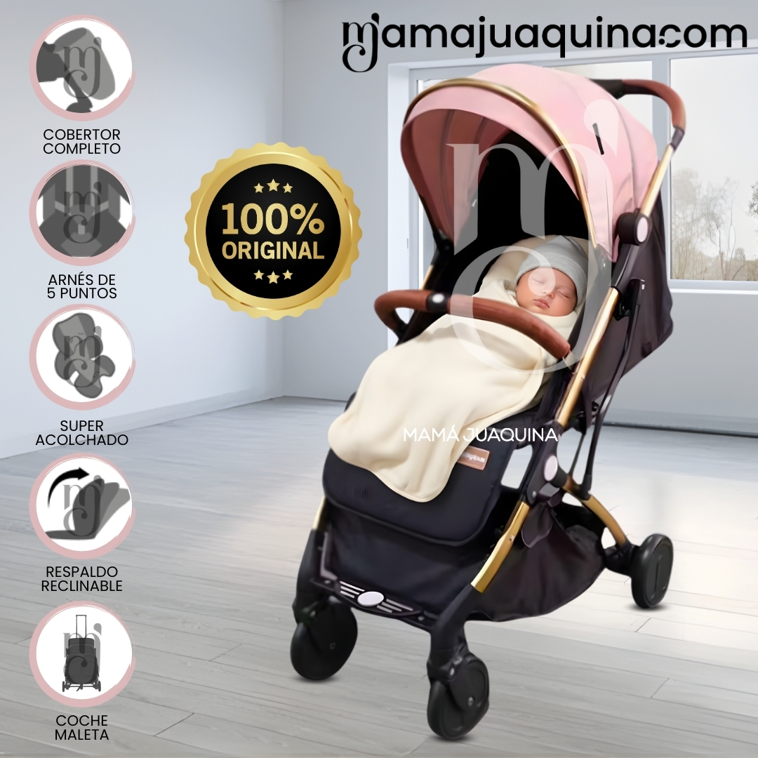COCHE MALETA DE PASEO «SEKKI GOLD» VERSIÓN LIMITADA - 1