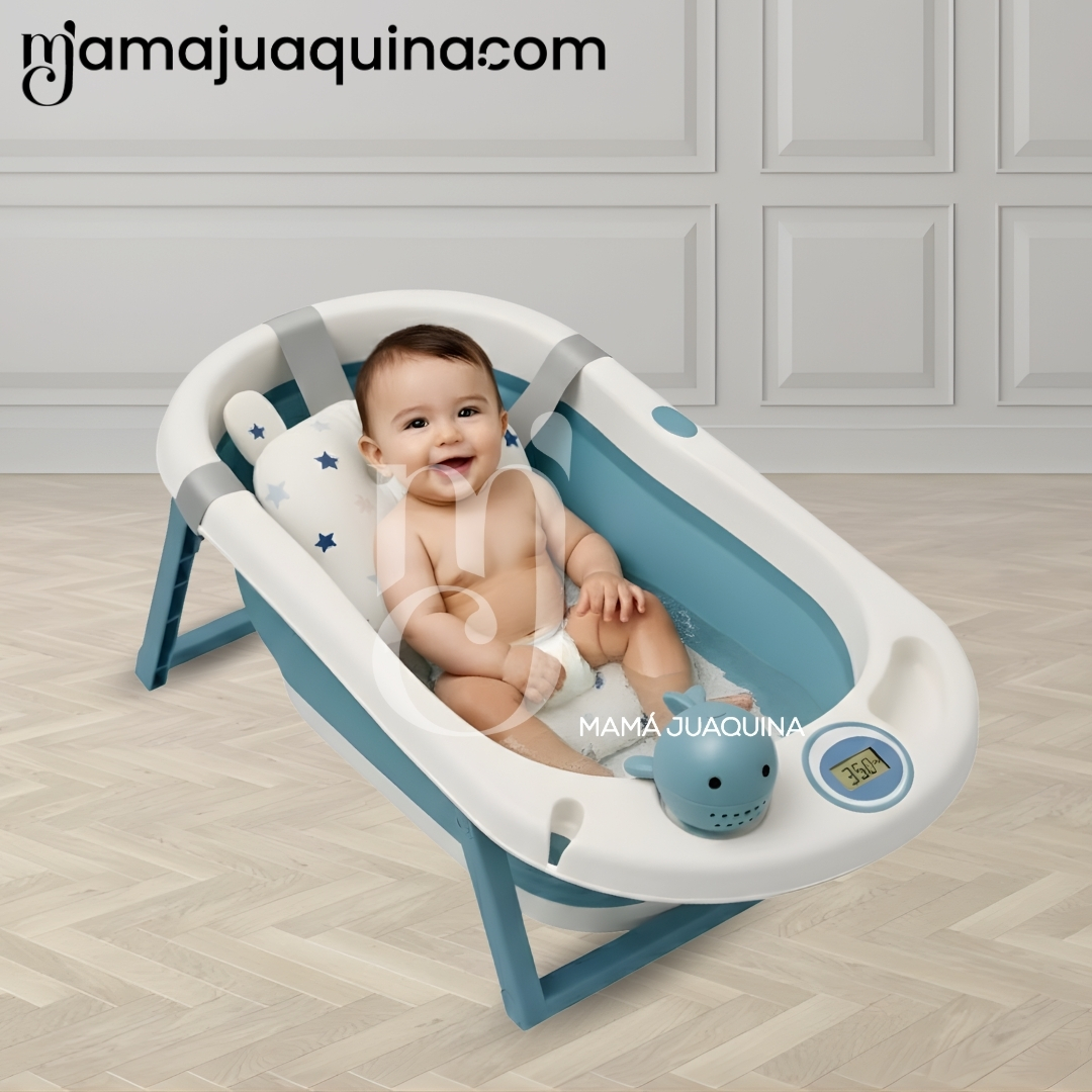 BAÑERA PLEGABLE PARA BEBÉS «DOUX WHALL» EDICIÓN LIMITADA - 5