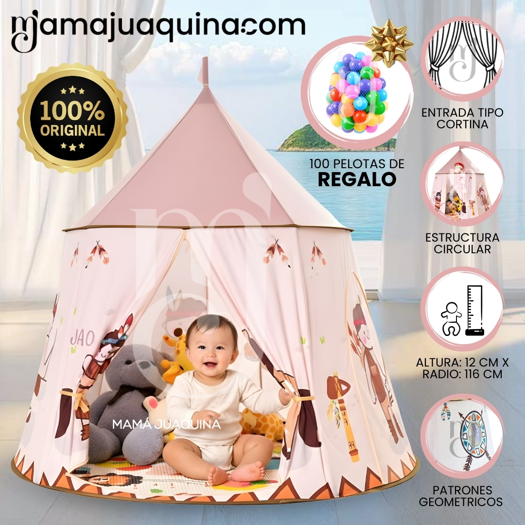 TIENDA DE JUEGOS PLEGABLE «BABY INDI» EDICIÓN LIMITADA - 1