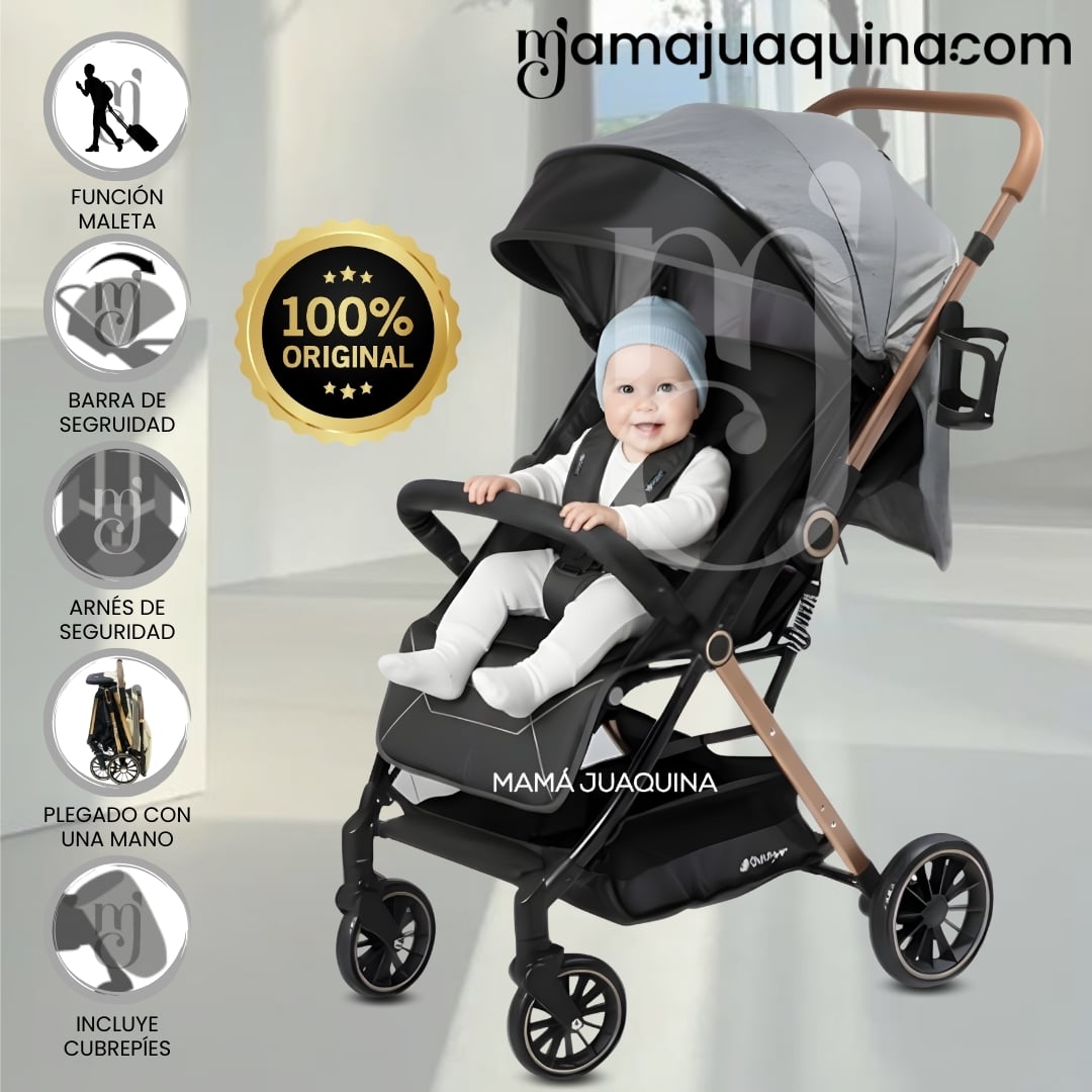 COCHE MALETA DE PASEO «KIBO» EDICIÓN EXCLUSIVA PINK - 1