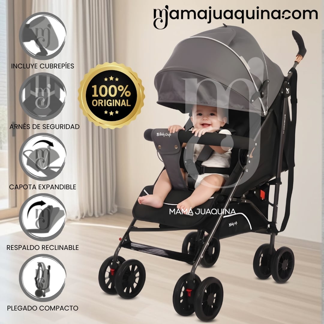 COCHE BASTÓN DE LUJO «DANNES» EDICIÓN EXCLUSIVA GREEN - 1